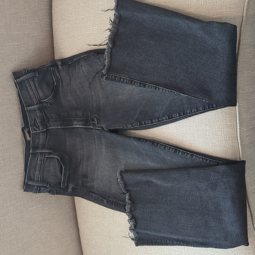 MOTHER Black Ankle & Cropped Jeans
